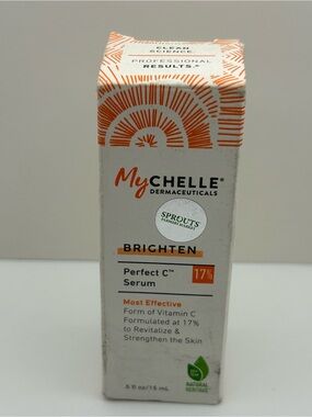 MyChelle Dermaceuticals Brighten Perfect C Serum with 17% Vitamin C  0.5 fl oz